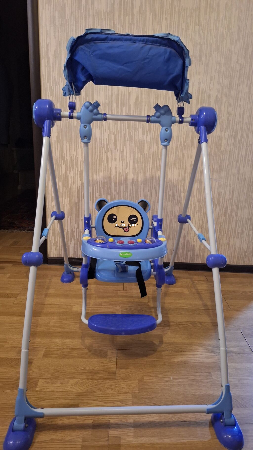 Uşaq yelləncəyi – Brave Baby - Rəng: mavi - Növ: çərçivəli ev/yoltuar