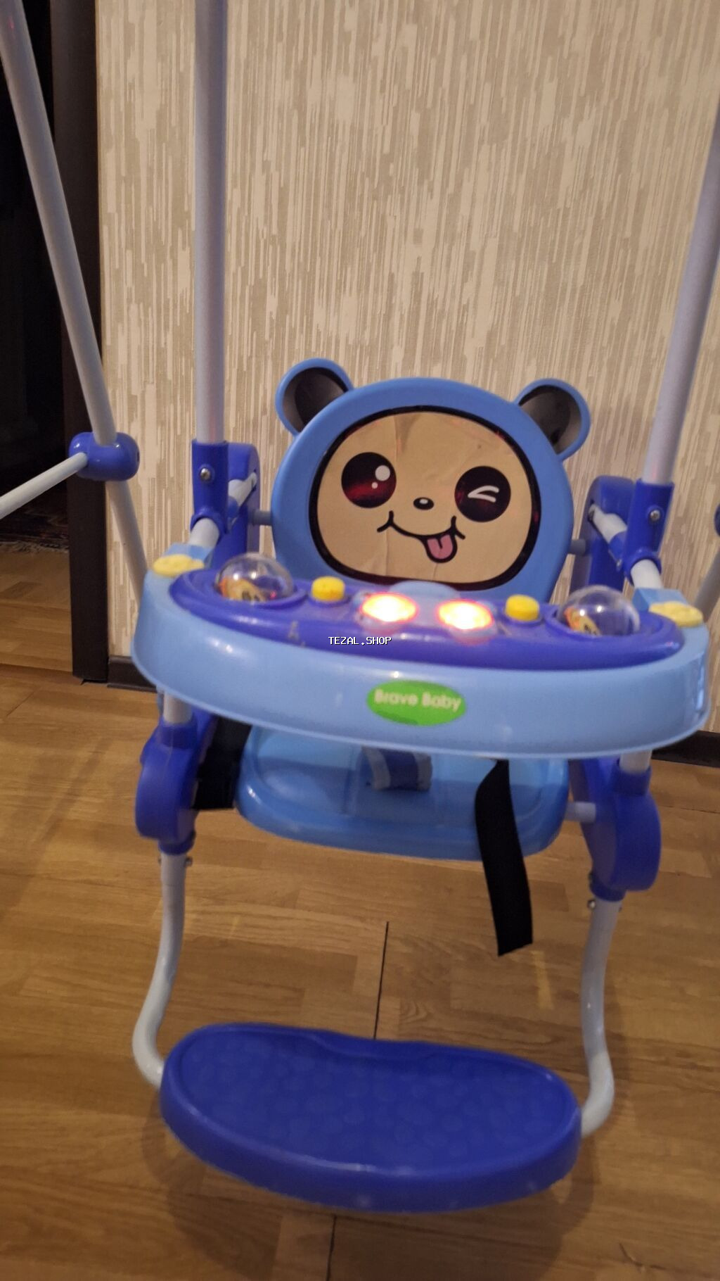 Uşaq yelləncəyi – Brave Baby - Rəng: mavi - Növ: çərçivəli ev/yoltuar - şəkil 2
