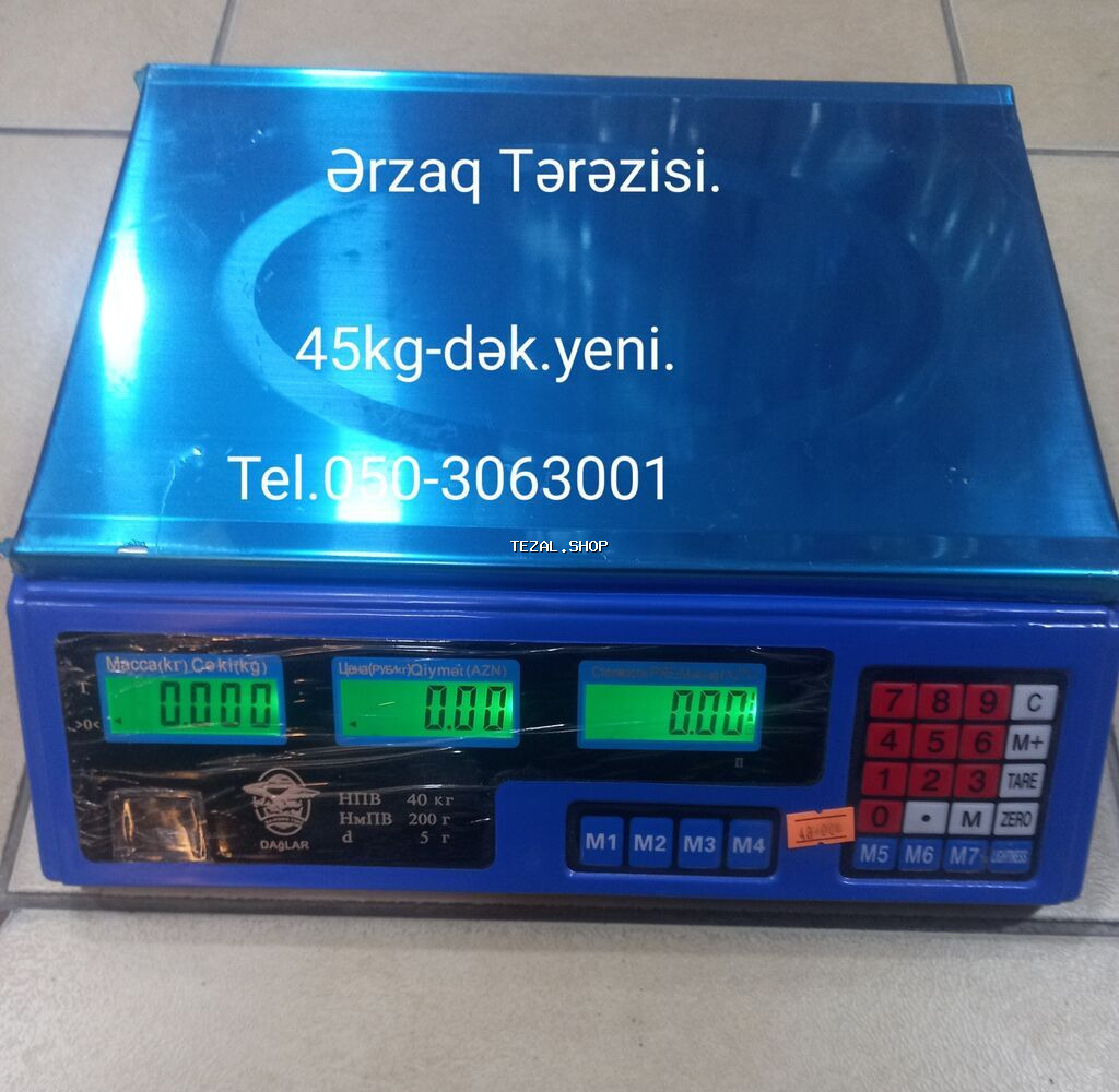 Ərzaq TƏRƏZİSİ. yeni. 0-45 kq-dək
