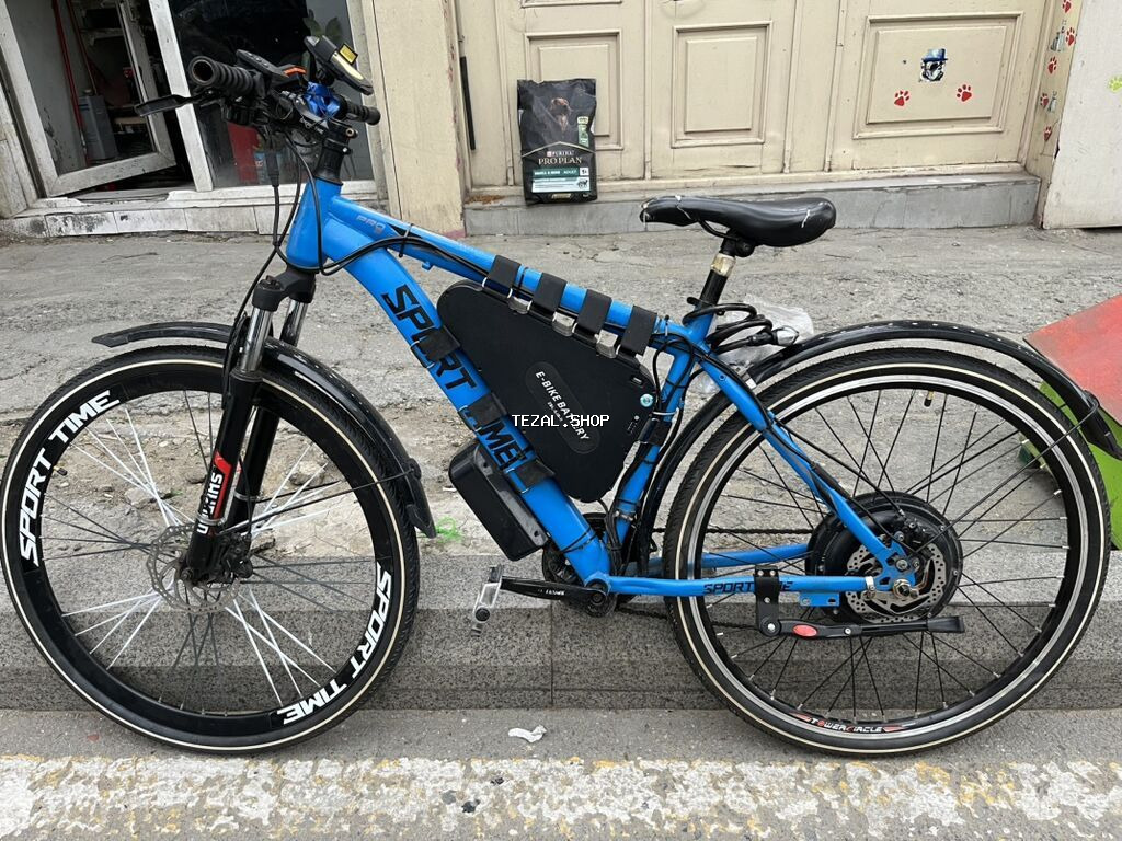 Elektrikli velosiped – “SPORT TIME” 48v 30 ah battery. motor 1000w