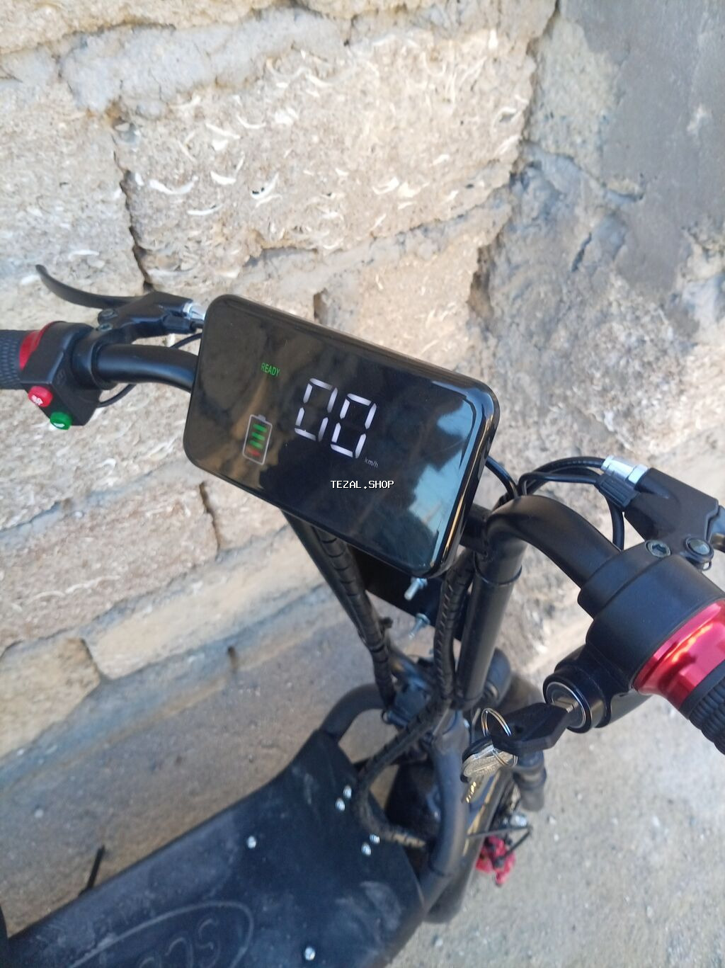 Elektrik skuter – oturacaqlı, səbətli model Surəti 35 100 kilo
