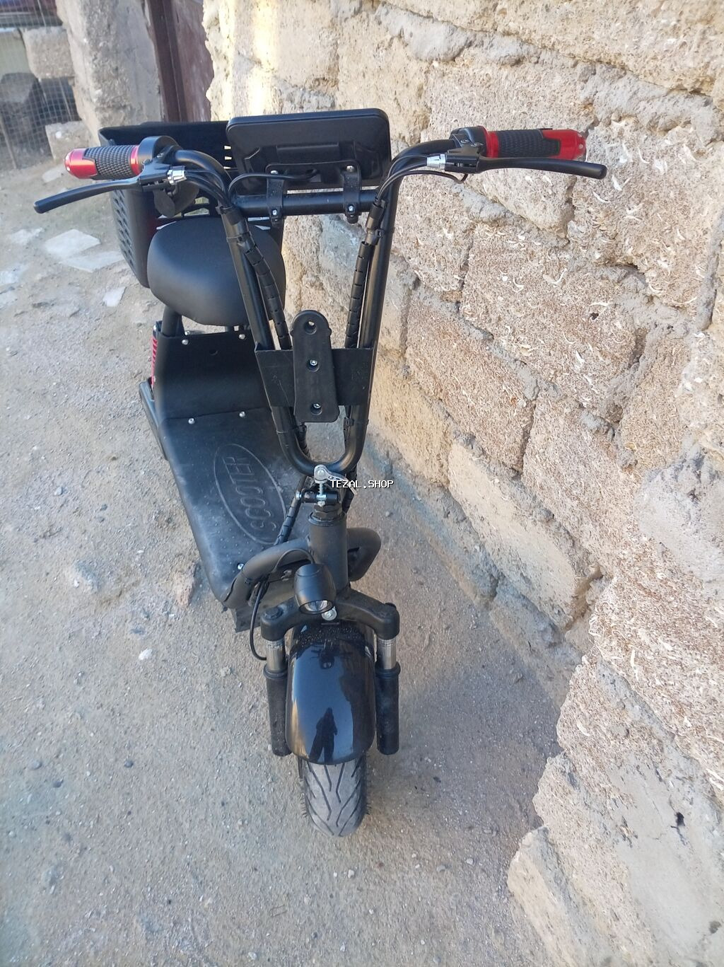 Elektrik skuter – oturacaqlı, səbətli model Surəti 35 100 kilo - şəkil 2