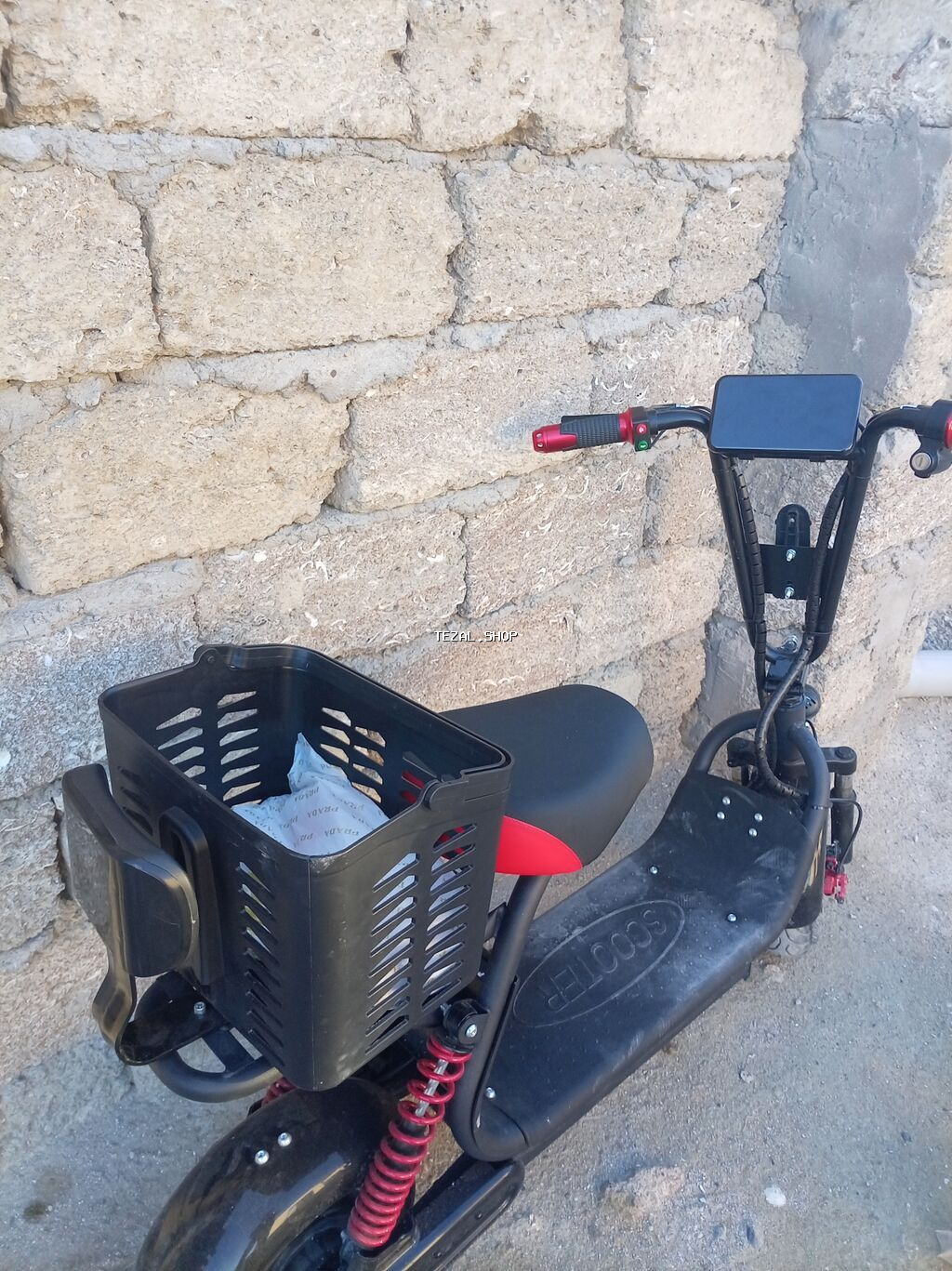 Elektrik skuter – oturacaqlı, səbətli model Surəti 35 100 kilo - şəkil 4
