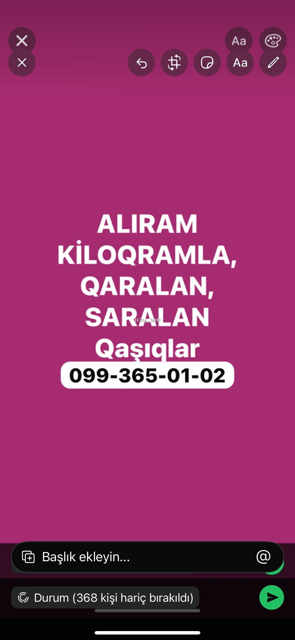 ALİRAM qaralan saralan milxior və gümüs qasiqlarrr
