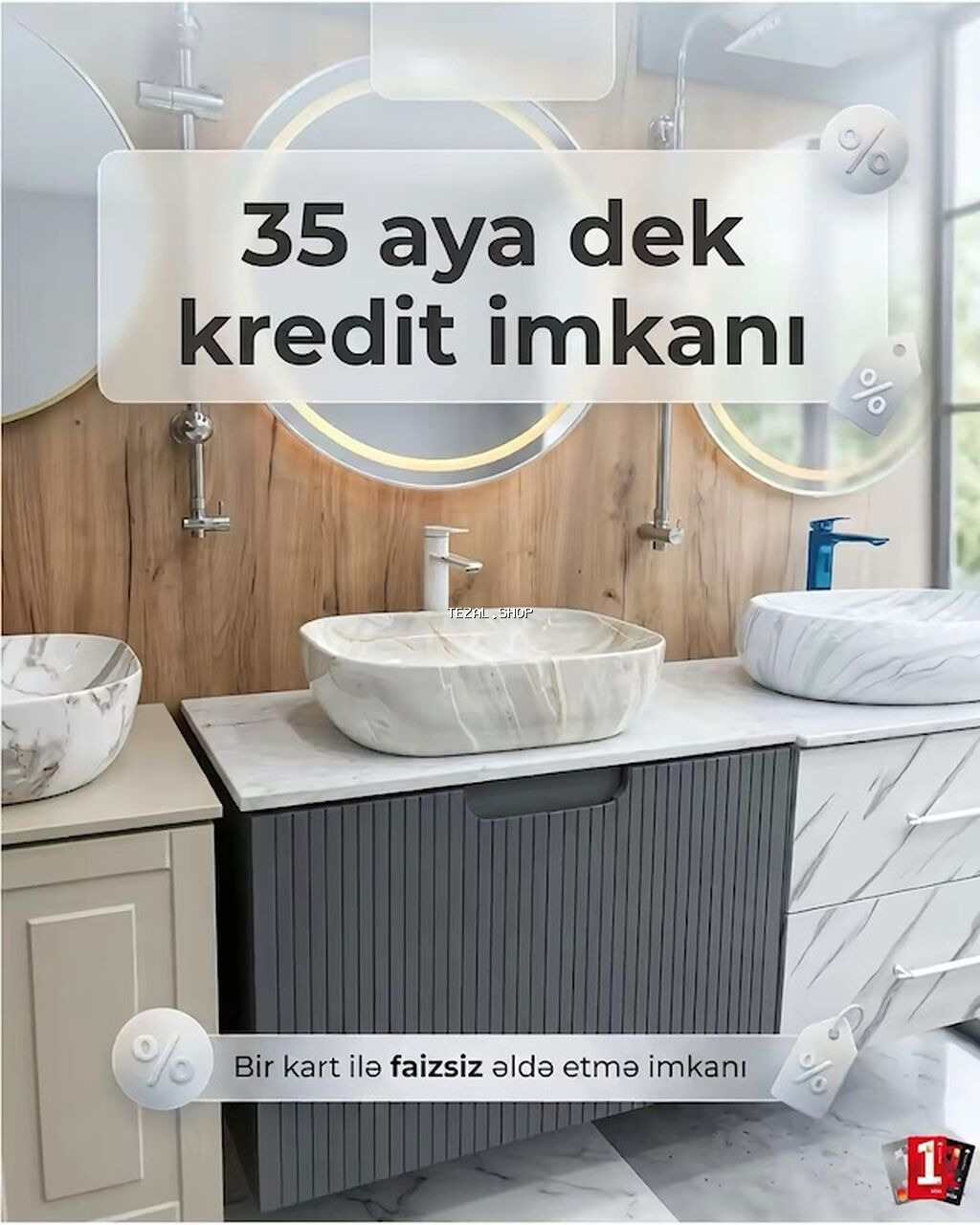 Mətin İnşaat – hamam mebel və aksesuarları - Müasir dizaynlı moydadır