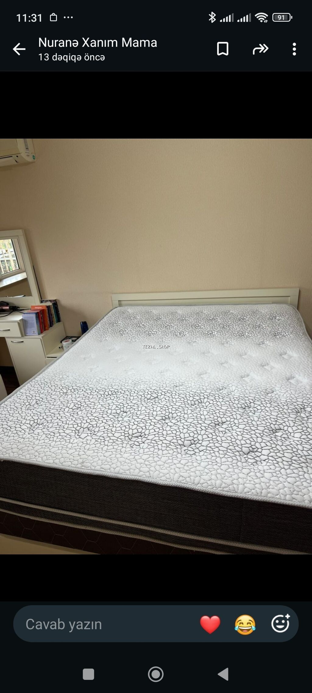 İşlənmiş, Ortopedik matras, İki nəfərlik - şəkil 2