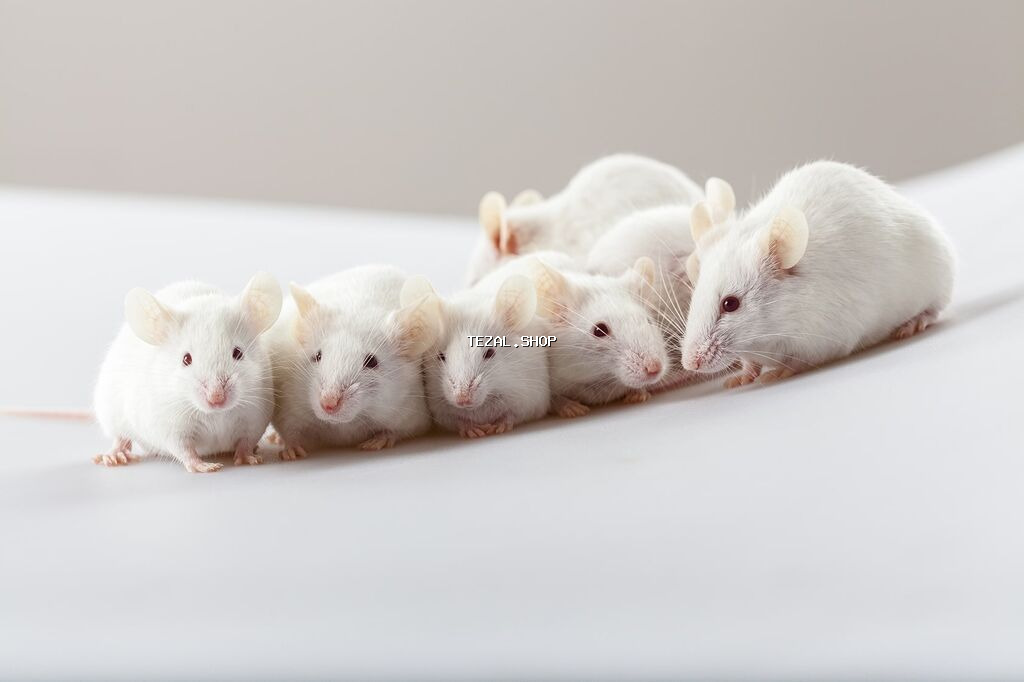 Labaratoriya siçanı ağ siçan hamster xomyak Ağ laboratoriya