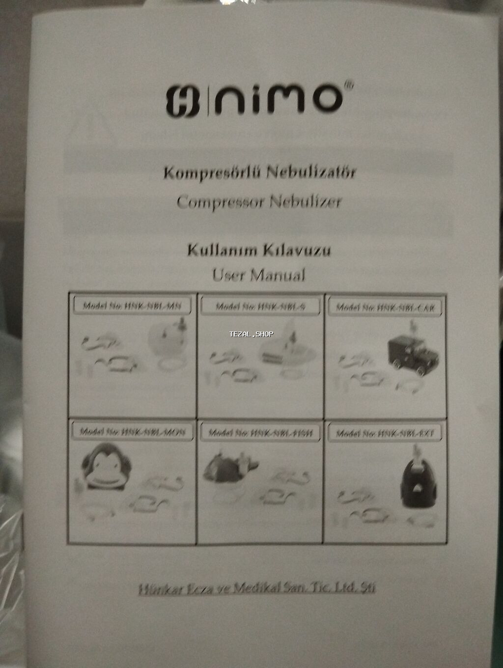 Kompressorlu nebulizator (inqolyator) alinib istifade edilmeyib - şəkil 2