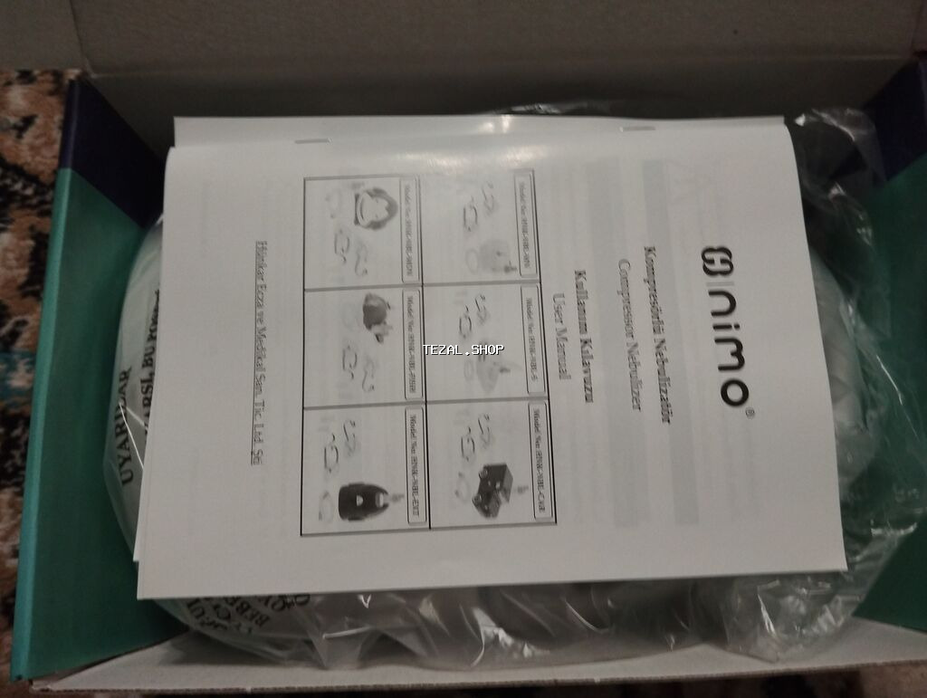Kompressorlu nebulizator (inqolyator) alinib istifade edilmeyib - şəkil 3
