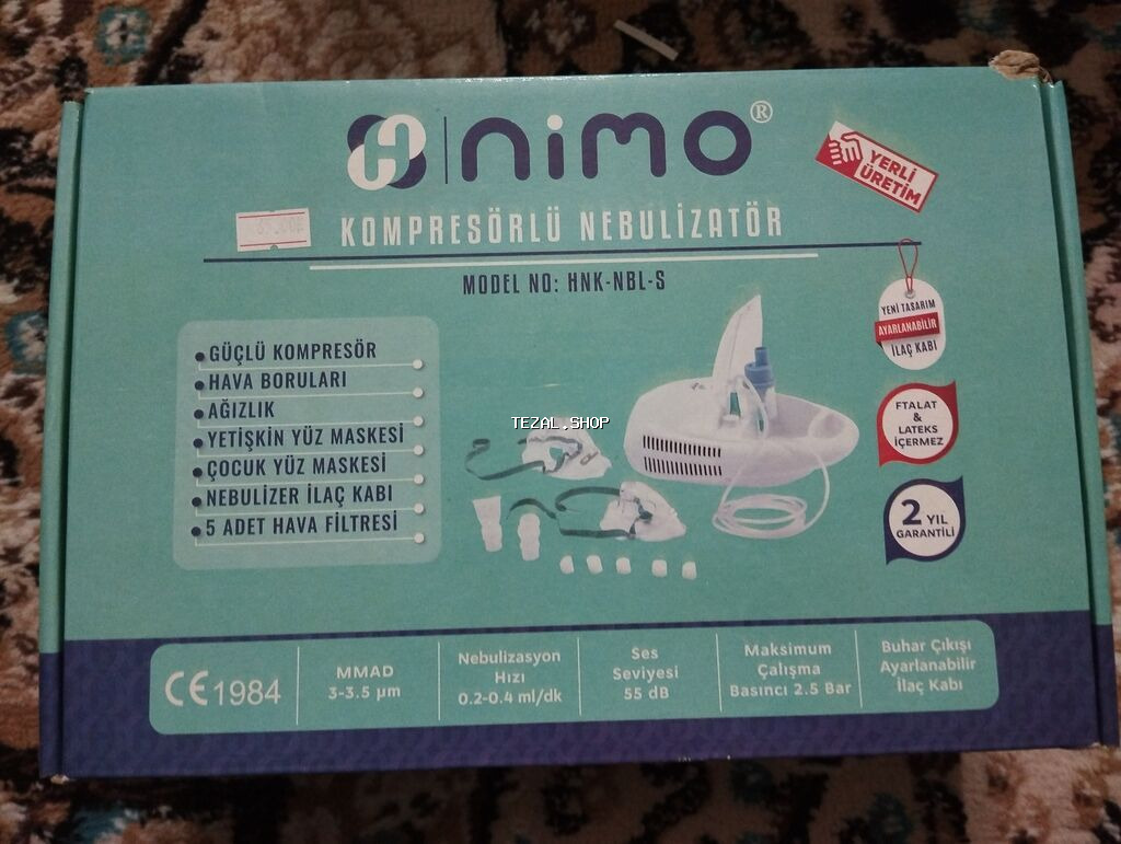 Kompressorlu nebulizator (inqolyator) alinib istifade edilmeyib - şəkil 4