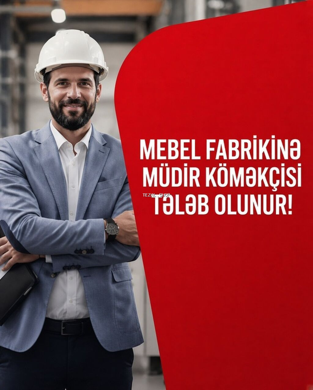 Köməkçi, Kişi, 3-5 illik təcrübə, Tam iş günü