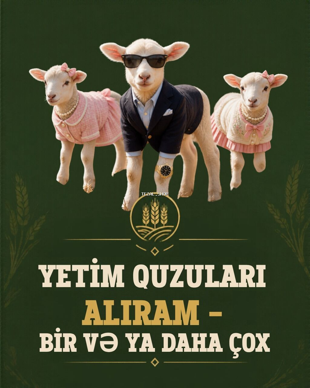Xidmət: Yetim quzuların alınması Təsvir: - Yetim qalan quzuların