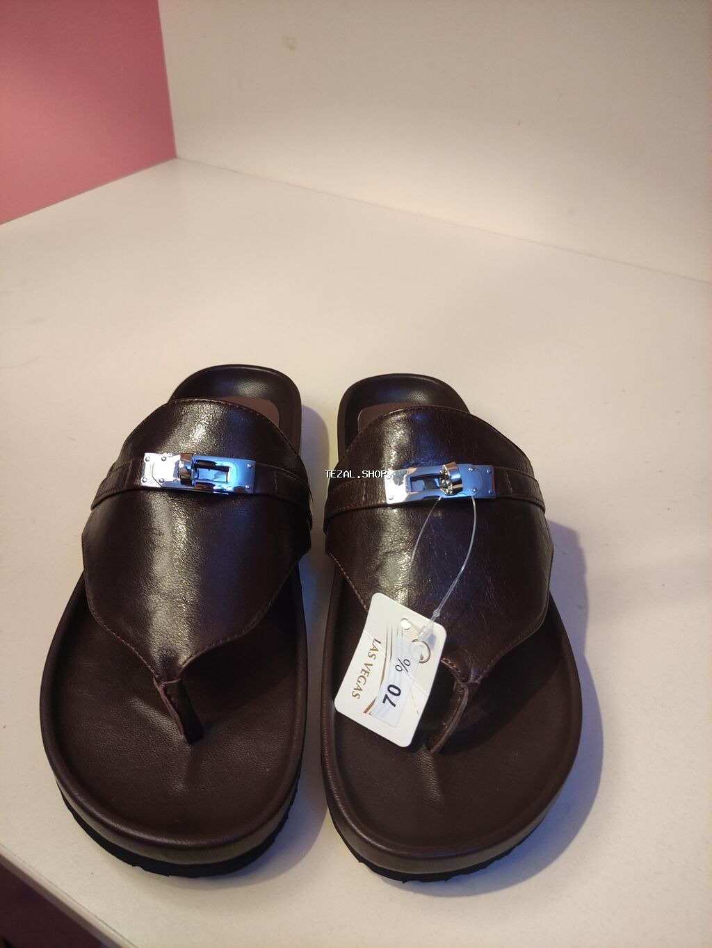 Qadın üçün dəridən barmaqarası sandal – Freda Lion Original Shoes - Bakı — TezAl.shop