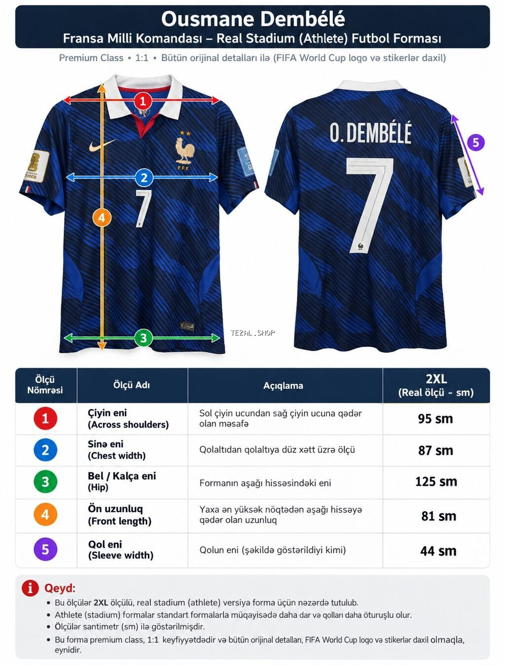 Futbolka, Nike, 2XL, rəng - Göy