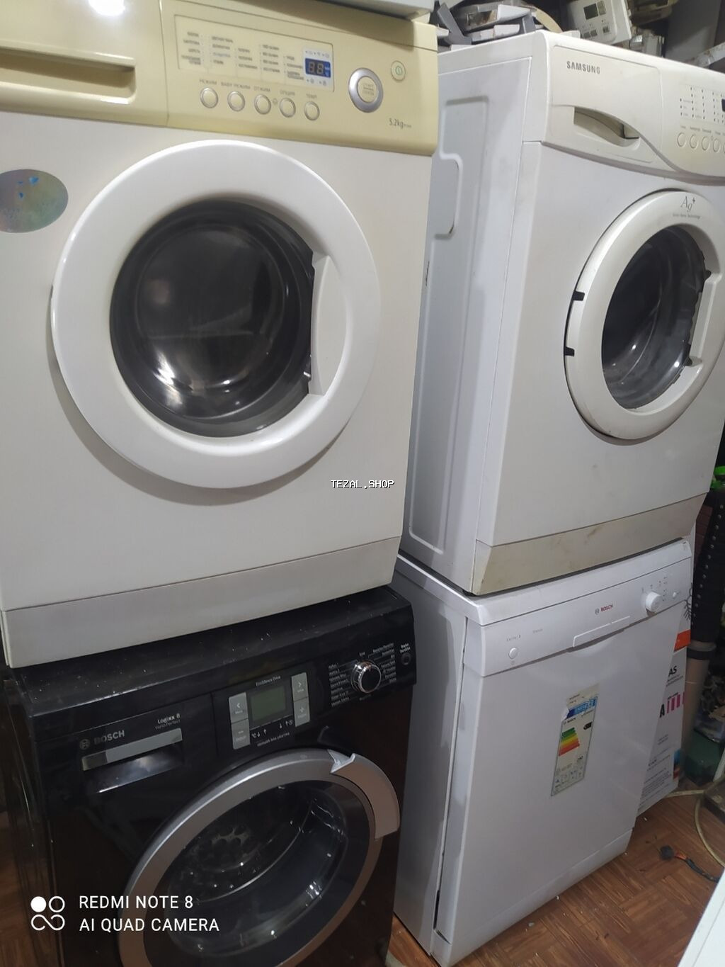 Paltaryuyan maşın Hotpoint Ariston, 7 kq, İşlənmiş, Avtomat, Qurutmasız, Kredit yoxdur, Pulsuz çatdırılma - şəkil 3