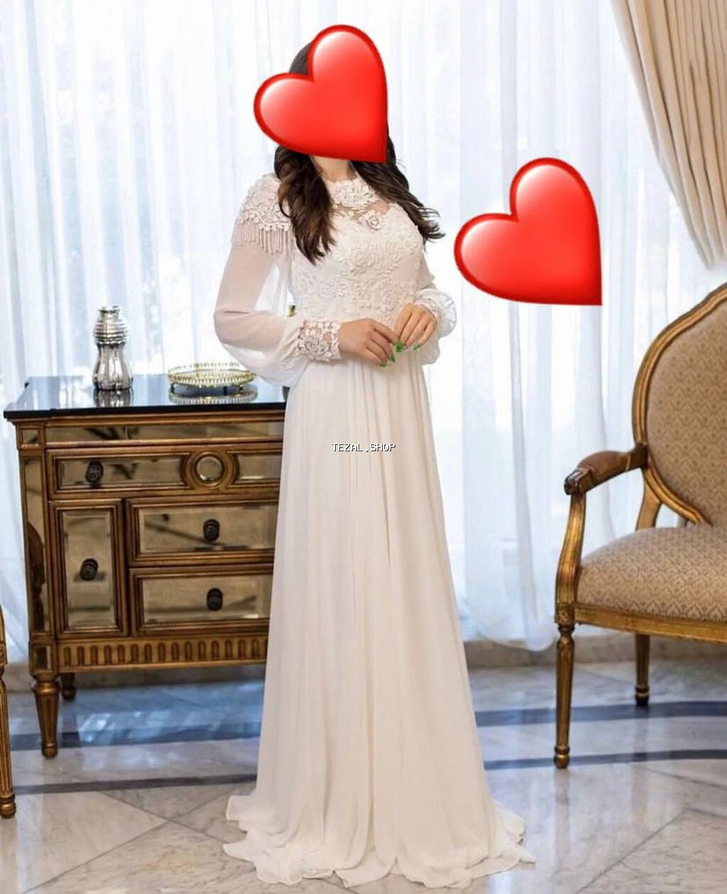 Nişan, nikah donu, gəlinlik 36–38, hətta 34 geyinənlərə də olur