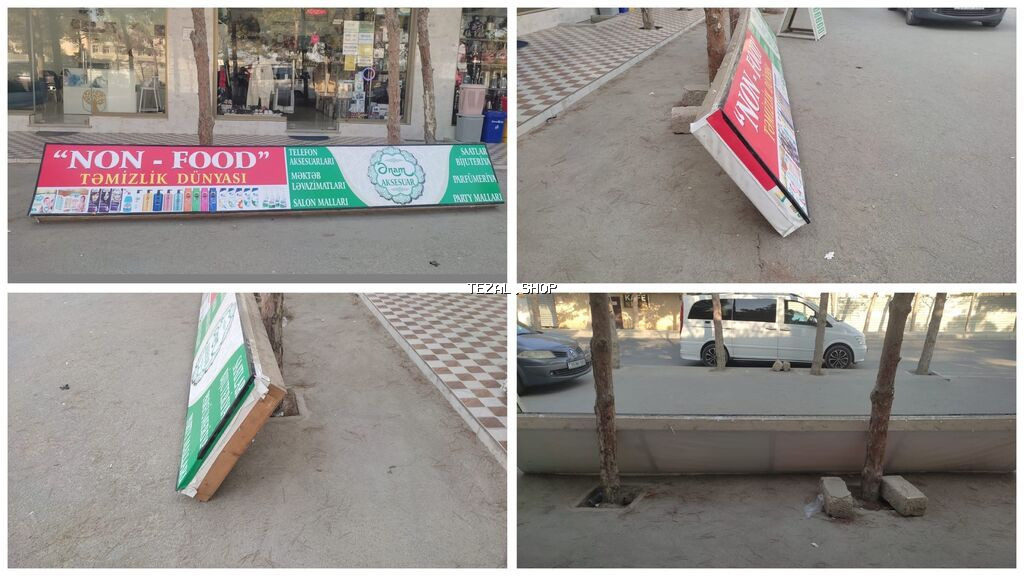 Reklam çərçivələri Ramana Şuşa şəhərciyindədi. Hamısı ayrı ayrı - şəkil 2