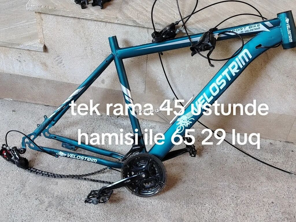 Velostrim dağ velosipedi üçün 29” rama və komplekt hissələr -