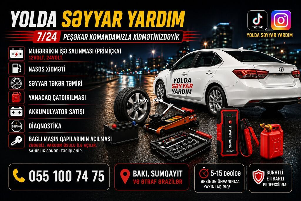 Seyyar teker temiri - səyyar təkər təmiri - Bakı və ətraf - şəkil 2
