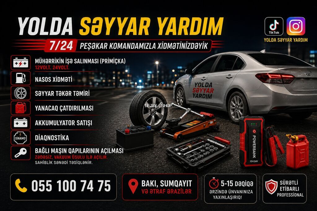 Seyyar teker temiri - səyyar təkər təmiri - Bakı və ətraf - şəkil 5