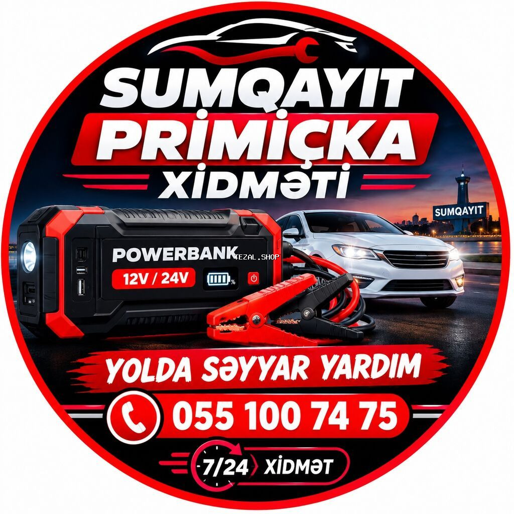 Sumqayıt Primiçka Xidməti 7/24 Sumqayıt Primiçka — 7/24 Səyyar