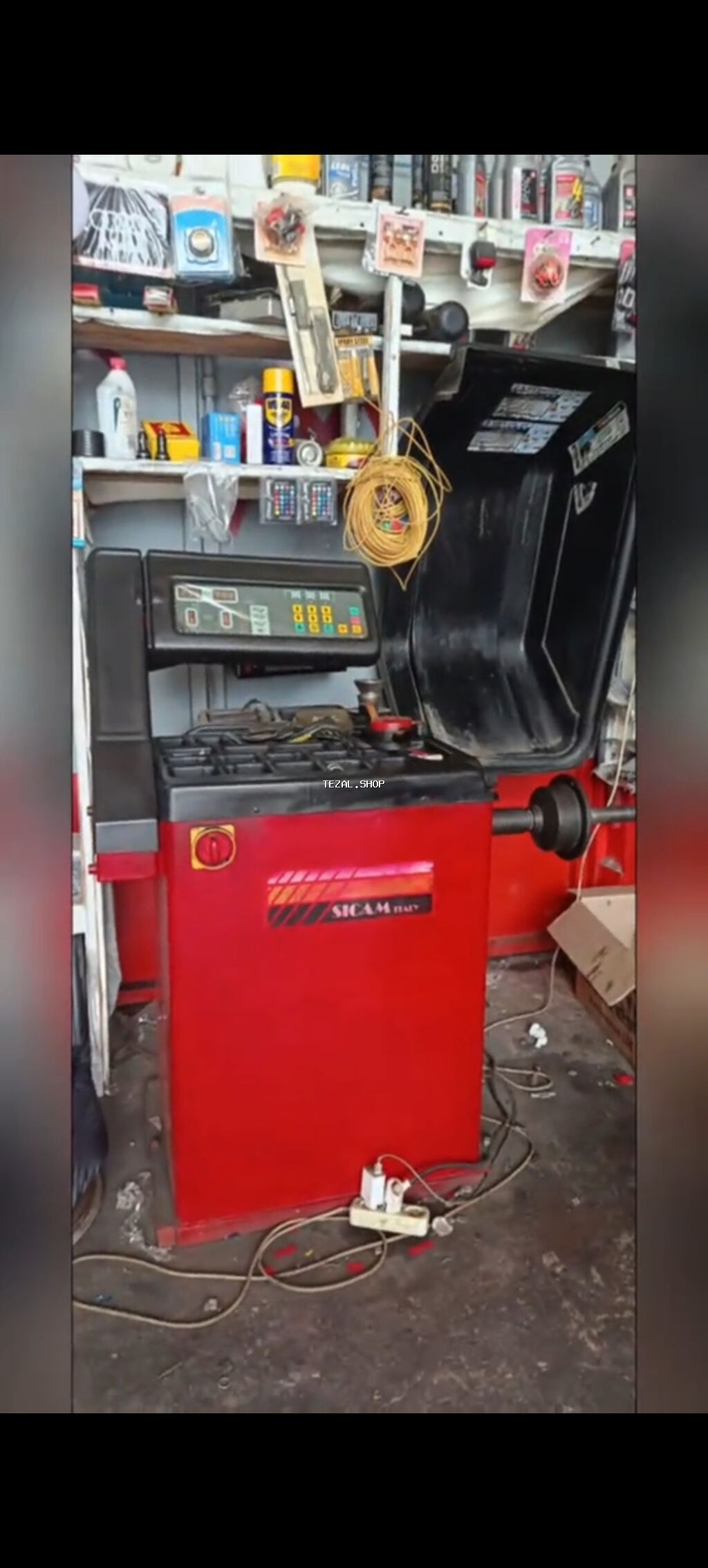 Təkər təmiri üçün avadanlıqlar paketi - Təkər balanslama aparatı