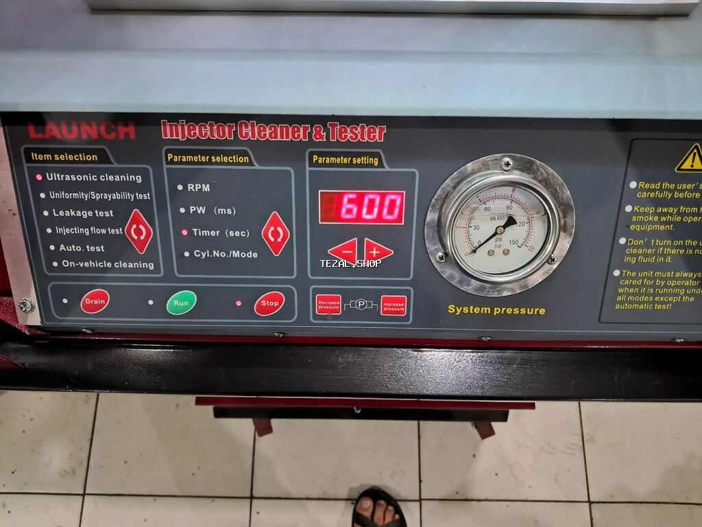 LAUNCH Injector Cleaner & Tester – benzin enjektorlarının - şəkil 3