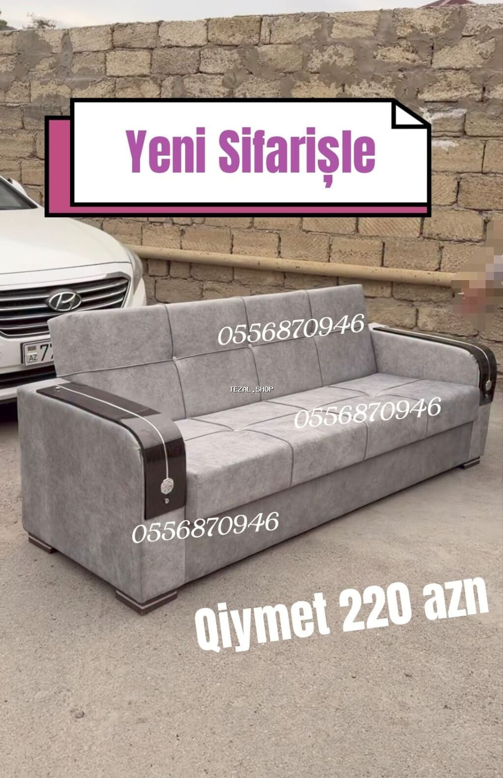 Divan, Yeni, Açılan, Bazalı, Parça, Ödənişli çatdırılma - şəkil 4