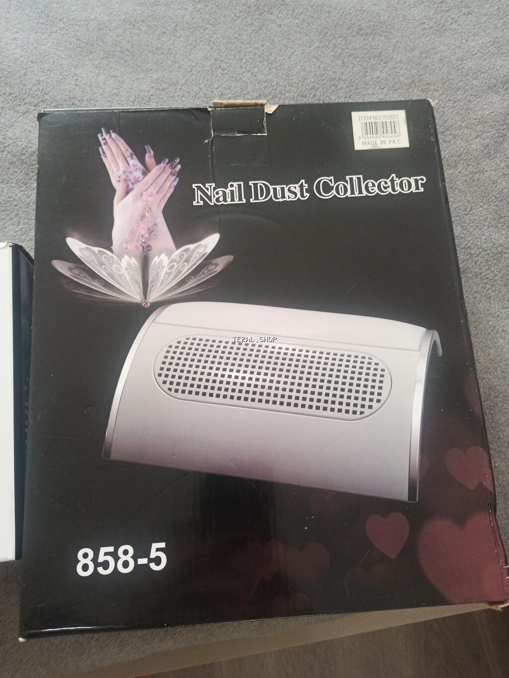 Saeshin Strong 210 professional dırnaq frezi + SUN X15 Max LED/UV - şəkil 5