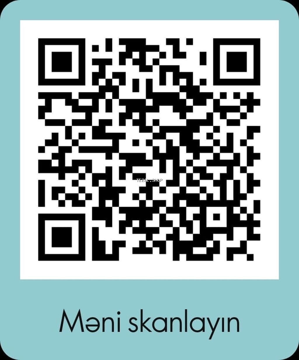 QR kod etiketi – “Məni skanlayın” - Rəqəmsal keçid üçün nəzərdə