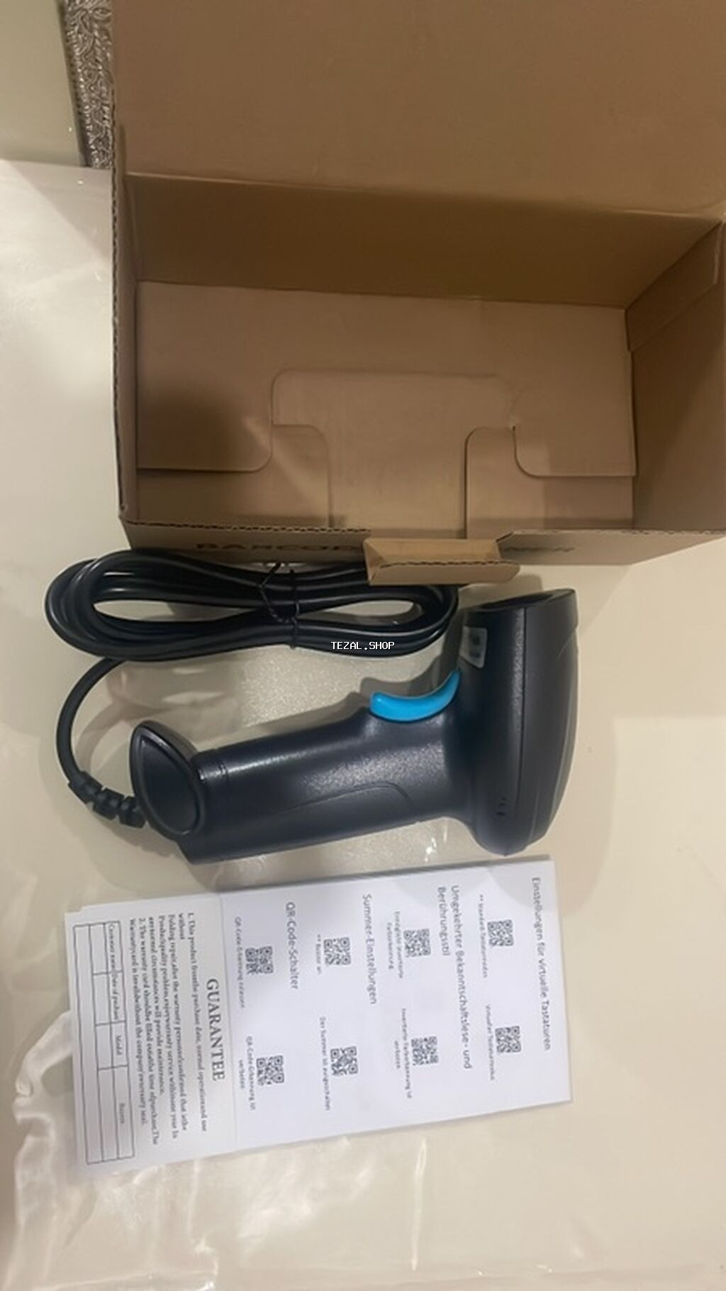 Məhsul: USB barkod/QR kod skaneri – əl tipli, portativ Xüsusiyyətlər - şəkil 4