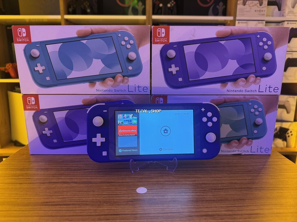 Nintendo Switch Lite 128GB Blue Yüngül, rahat və hər yerə rahatlıqla - şəkil 3