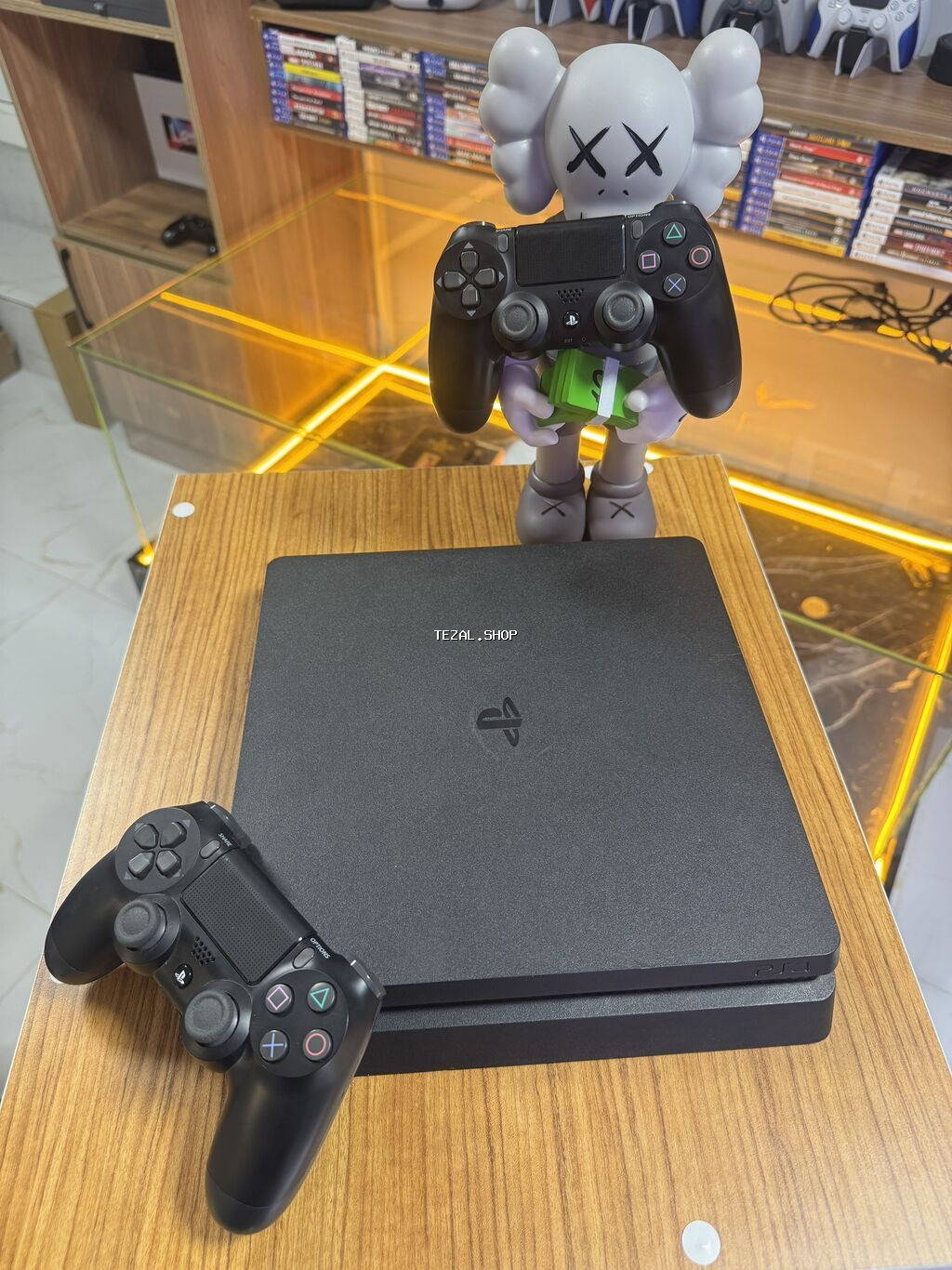 PlayStation 4 Slim 500GB Proşivkalı Tam işlək vəziyyətdədir, bütün - şəkil 4
