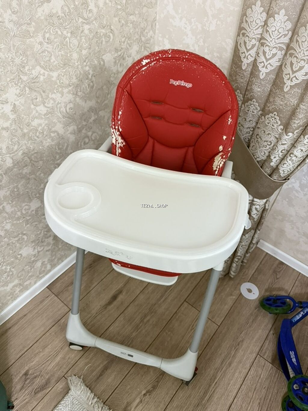Peg Perego yemək stulu italiya istehsalı Uşağın rahat və təhlükəsiz