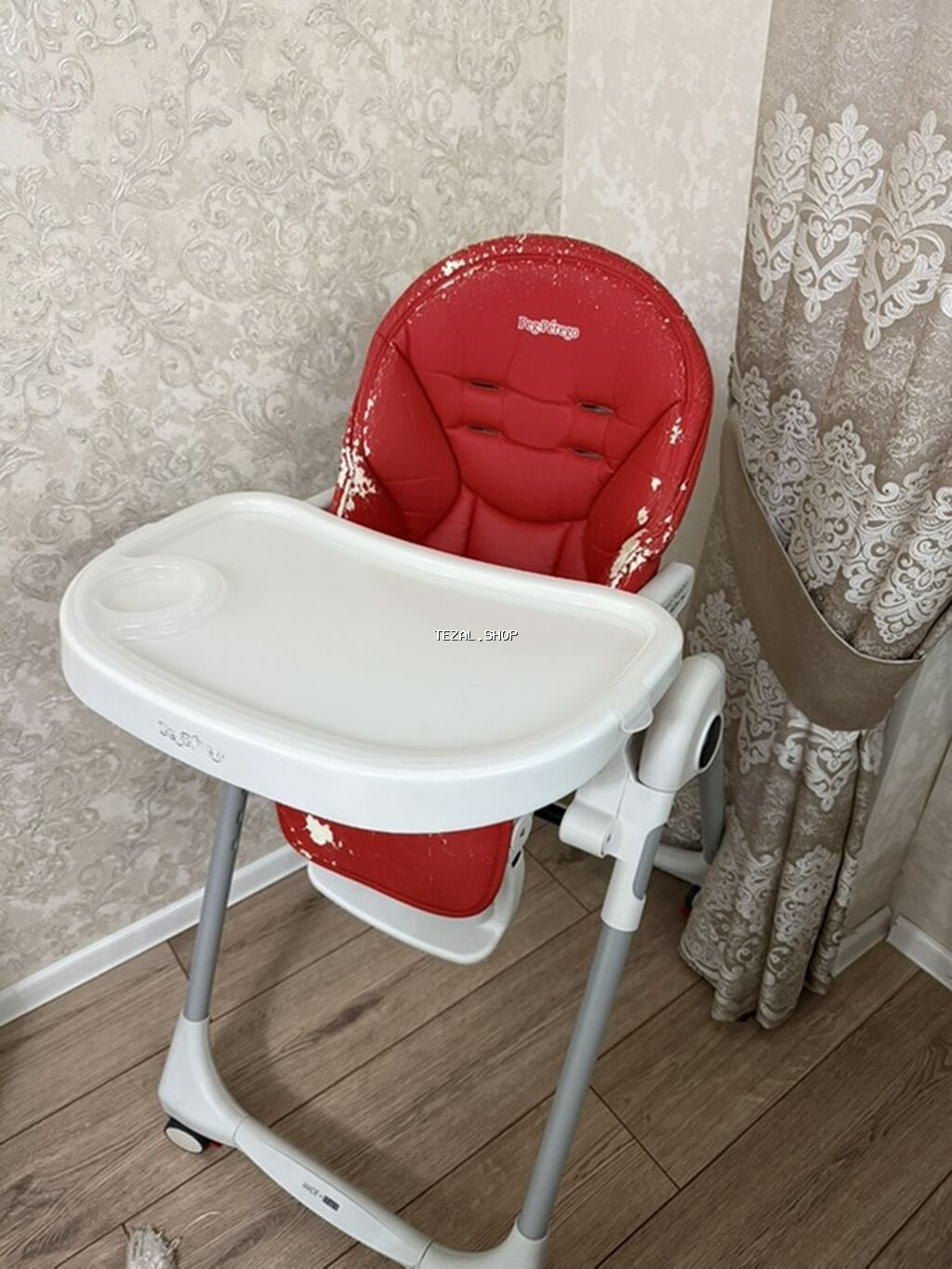Peg Perego yemək stulu italiya istehsalı Uşağın rahat və təhlükəsiz - şəkil 3