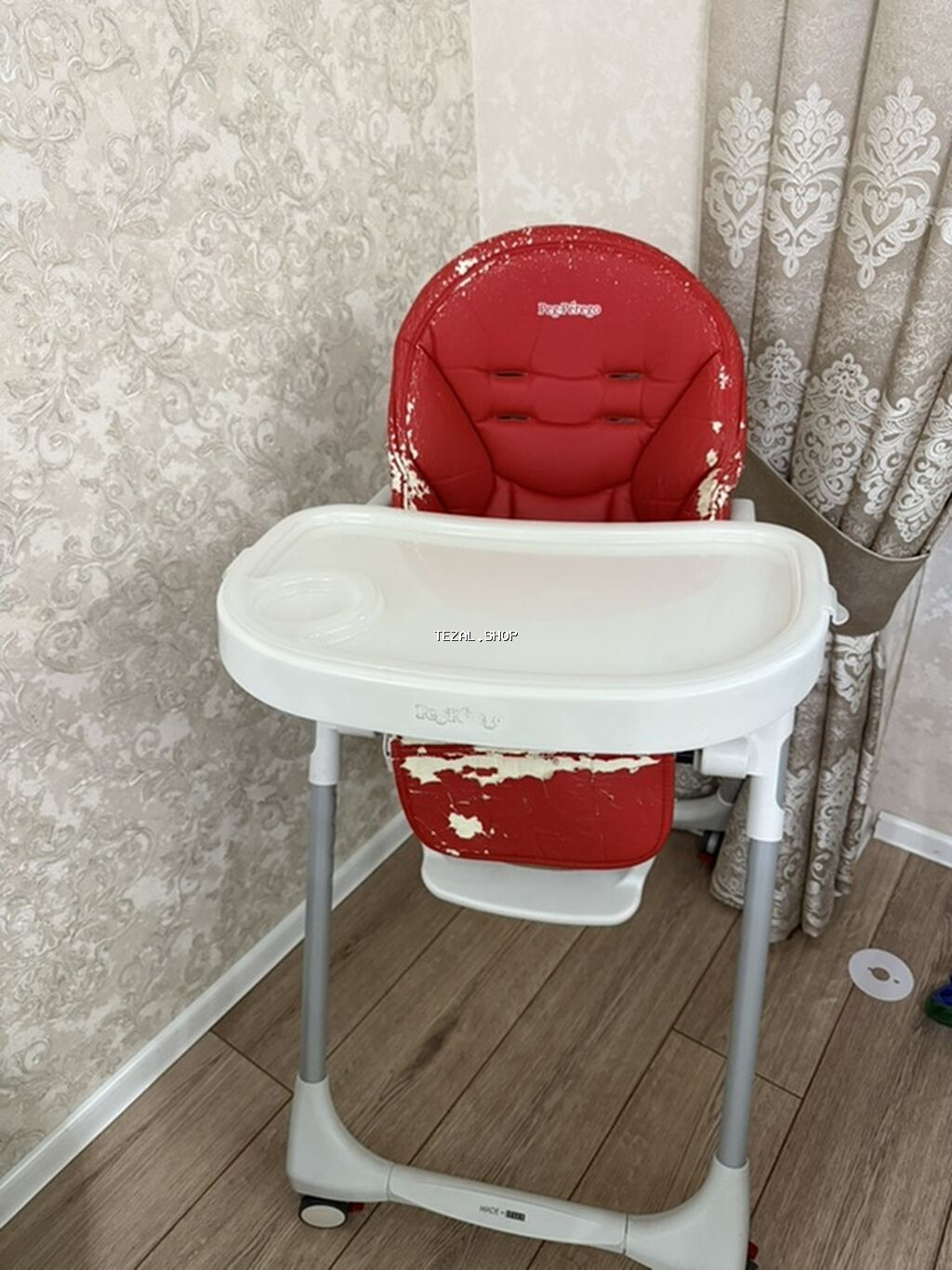 Peg Perego yemək stulu italiya istehsalı Uşağın rahat və təhlükəsiz - şəkil 4