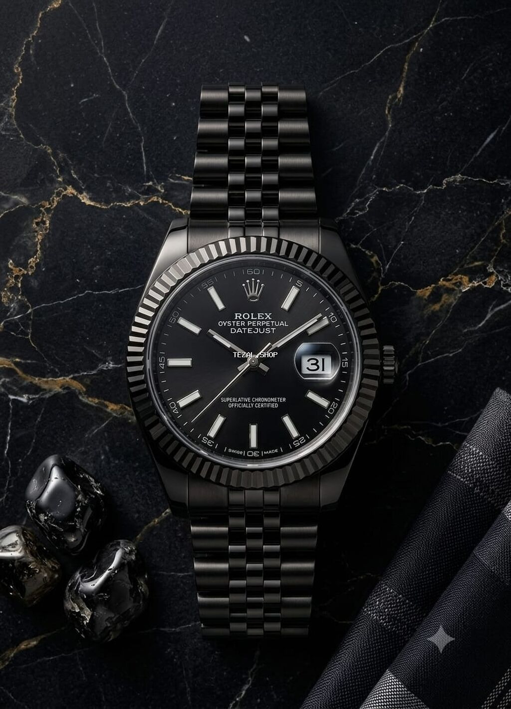 Yeni, Qol saatı, Rolex, rəng - Qara - şəkil 2