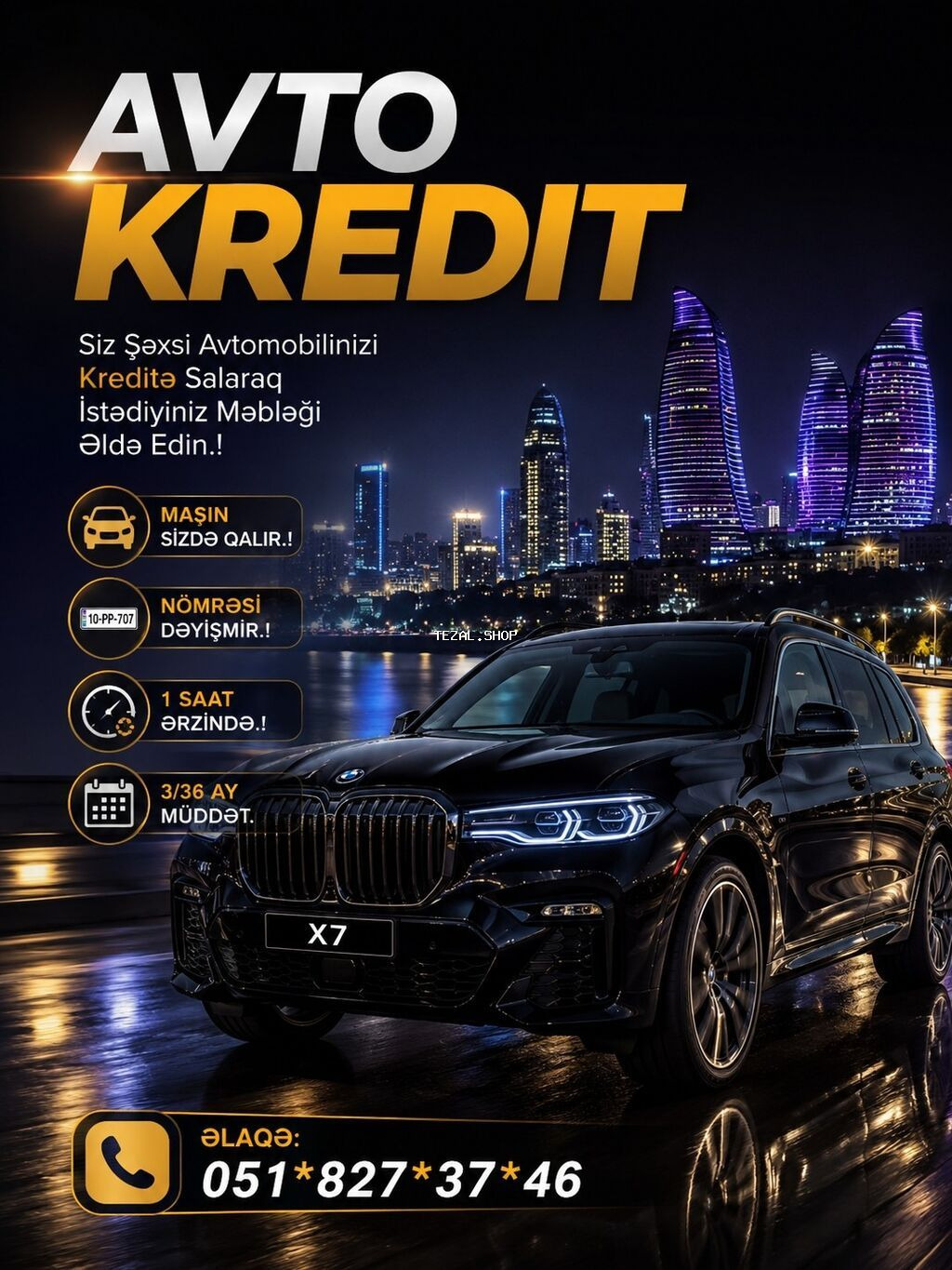 Avtomobil Girovu. Avto Kredit Xidmeti Her nov ve istenilen giymete