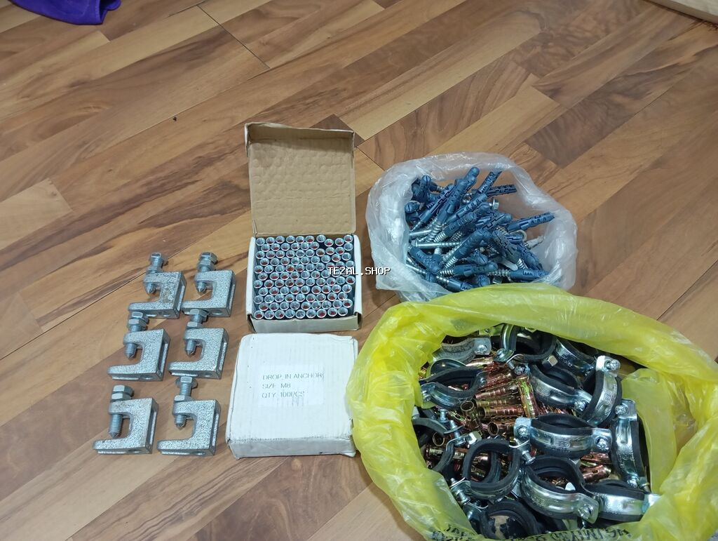 Sənaye montaj üçün qarışıq bağlama və asqı dəsti Tərkib: - Boru
