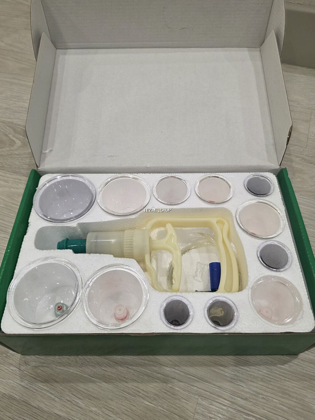 Vakumlu bankalar – Cupping Therapy dəsti Məhsul: Plastik vakum - şəkil 3
