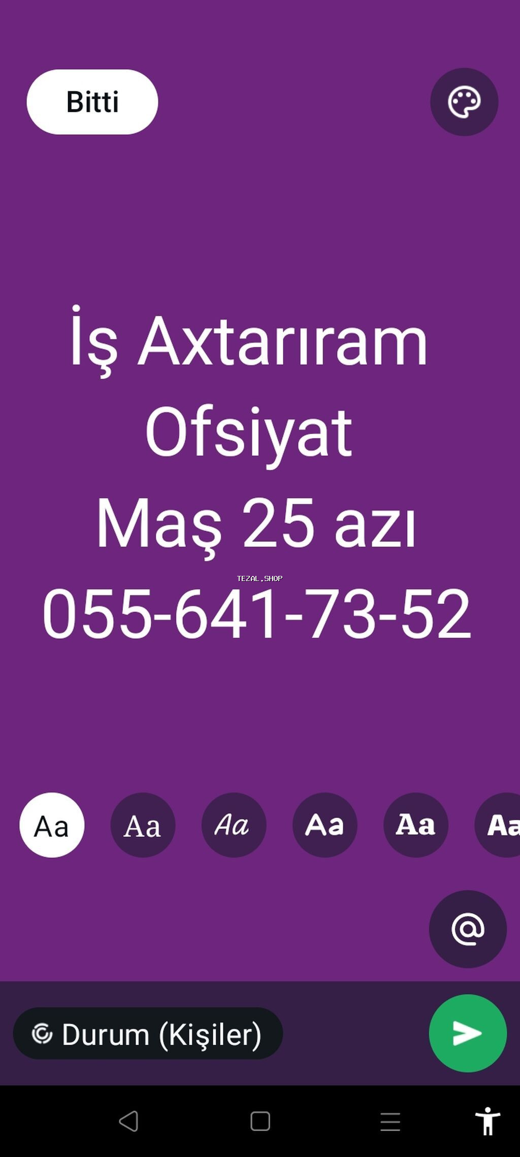 Xidmət: Ofis işləri üzrə iş axtarışı - Ofis yönümlü vəzifələrdə
