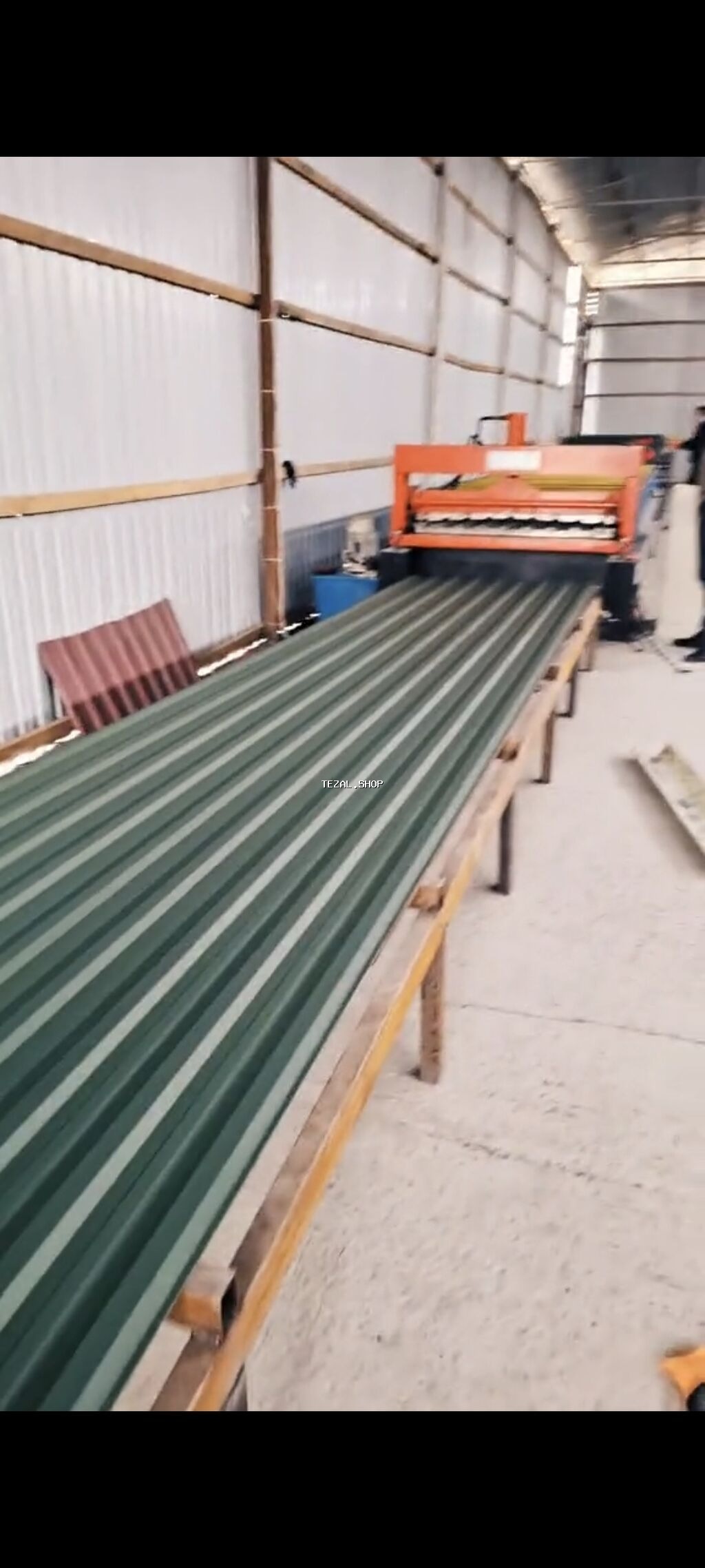 Metall dam örtüyü istehsalı üçün profilə salma xətti Məhsul - şəkil 4