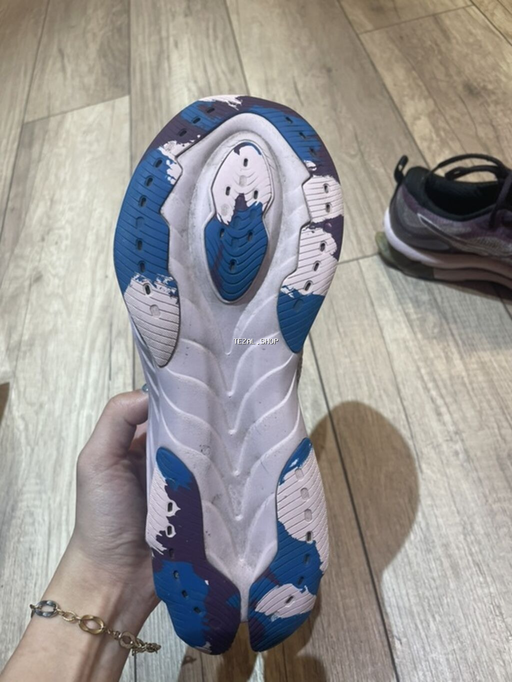 ASICS qaçış ayaqqabısı - Model: ASICS - Rəng: boz/bənövşəyi tonlarda - şəkil 3