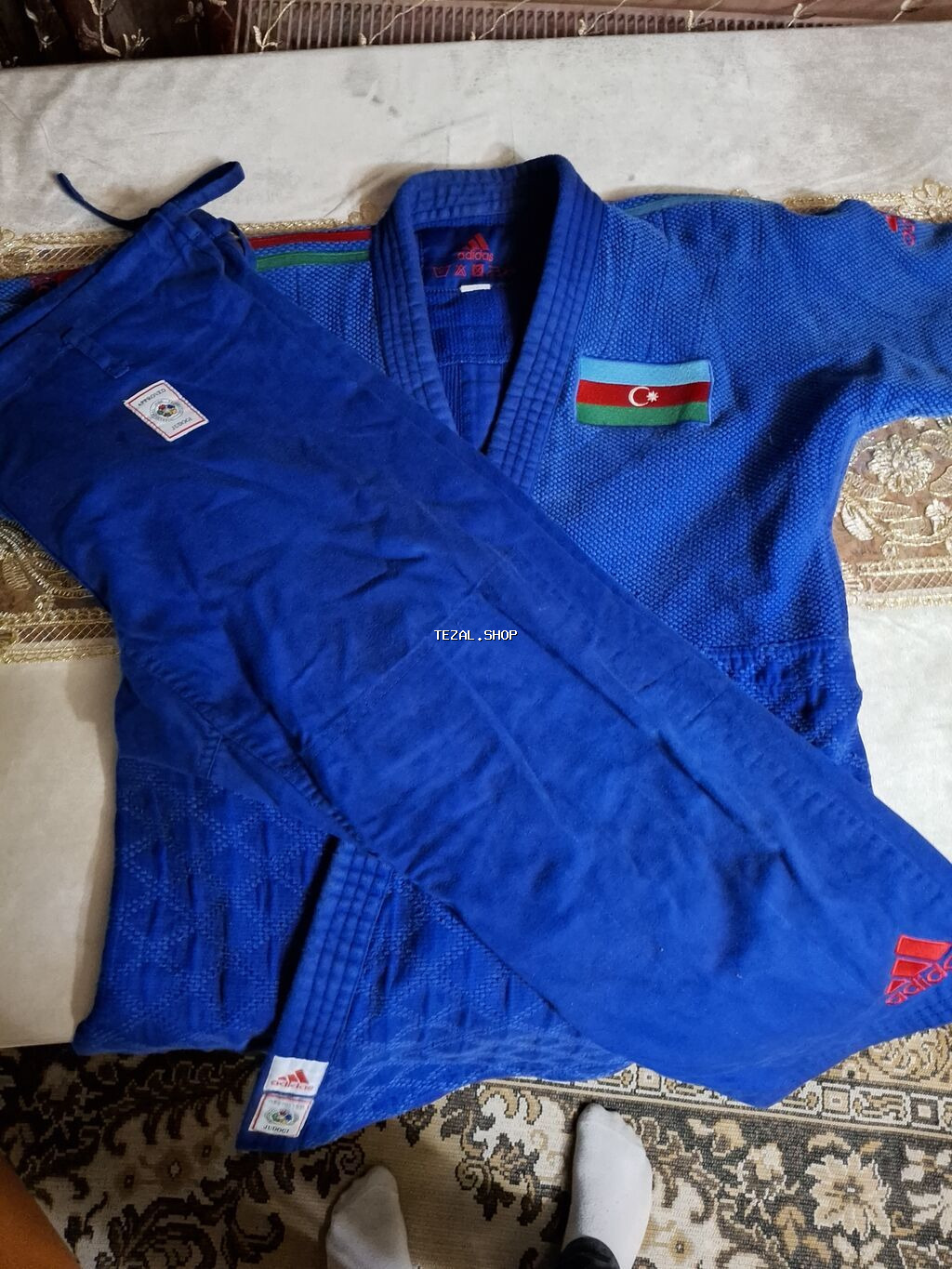 Məhsul: Cüdo kimono dəsti (göy) Xüsusiyyətlər: - Brend: adidas - - şəkil 3