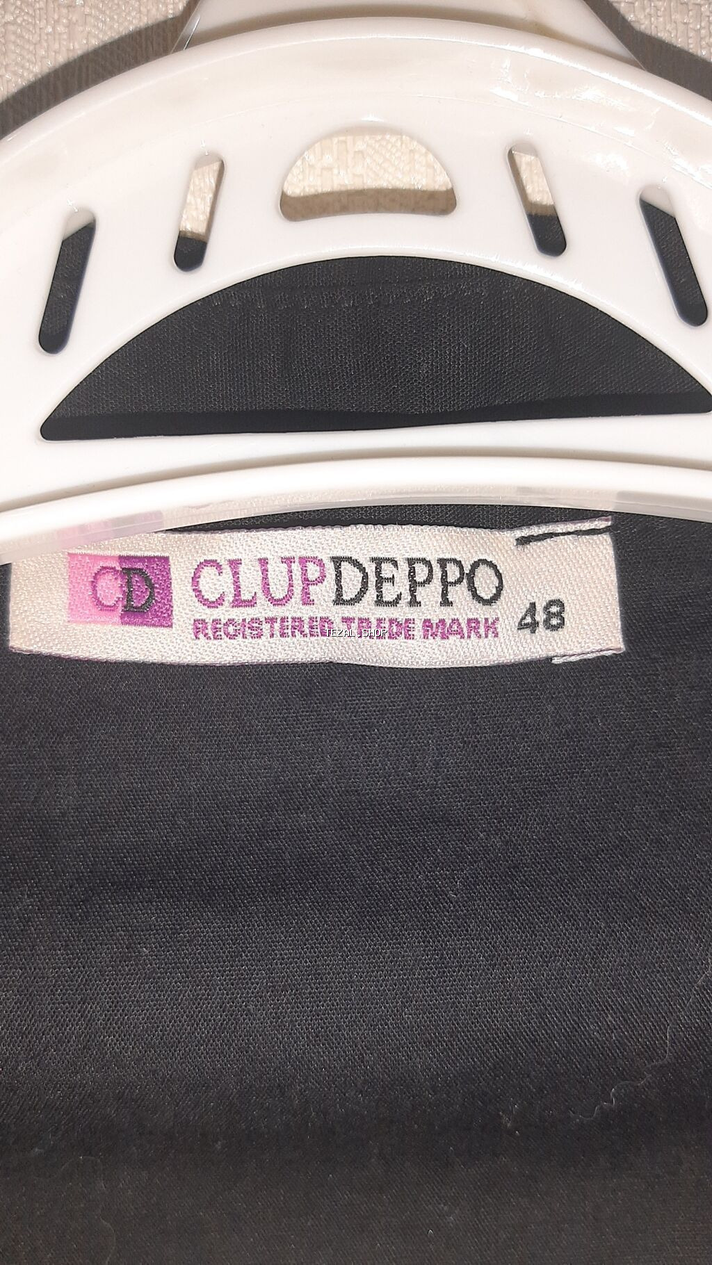 Qadın köynəyi – CLUP DEPPO, ölçü 48 - Rəng: qara - Model: klassik - şəkil 2
