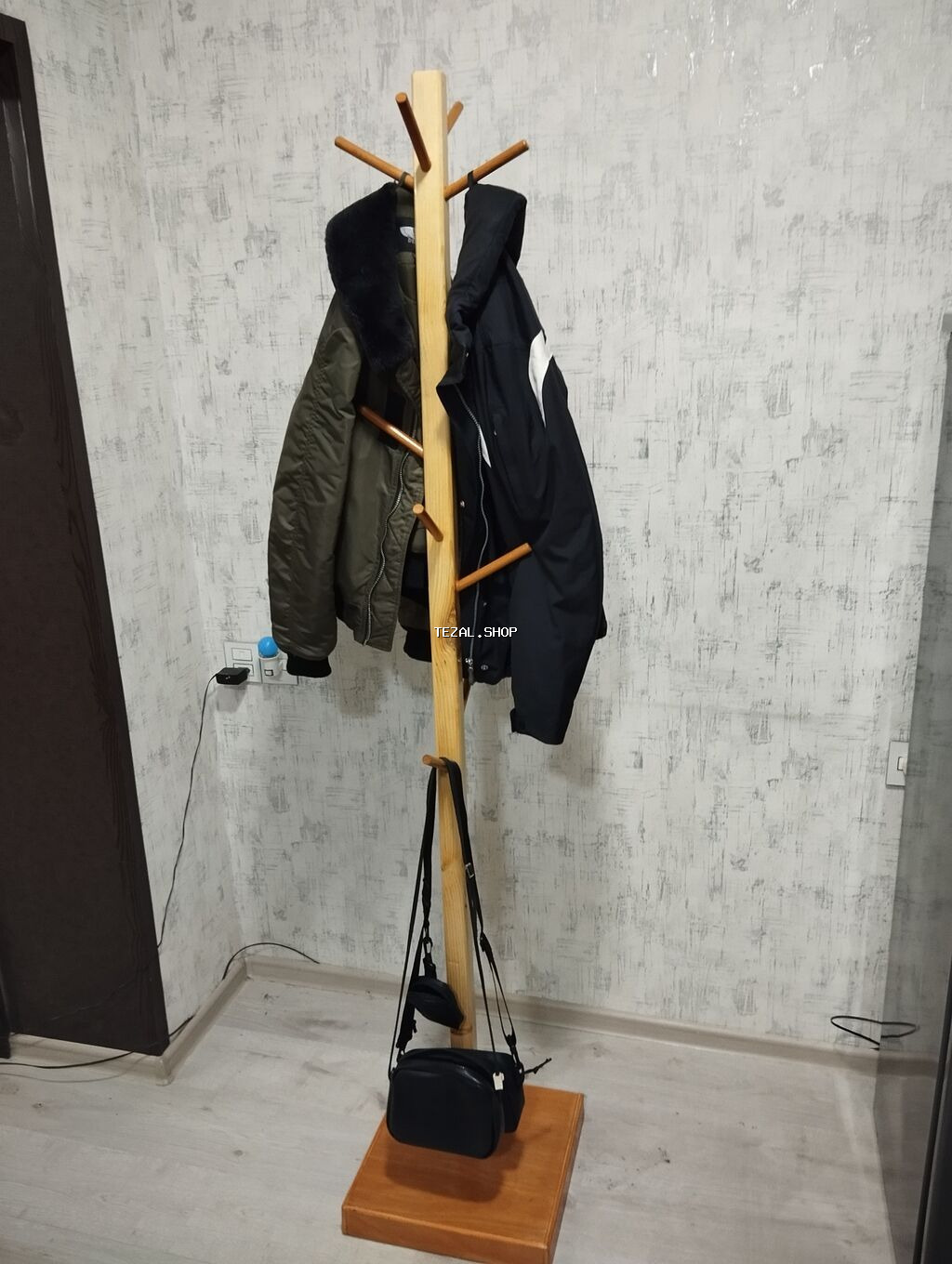 - Material: tam ağac təbii ağac teksturası, laklanmış səth - - şəkil 2