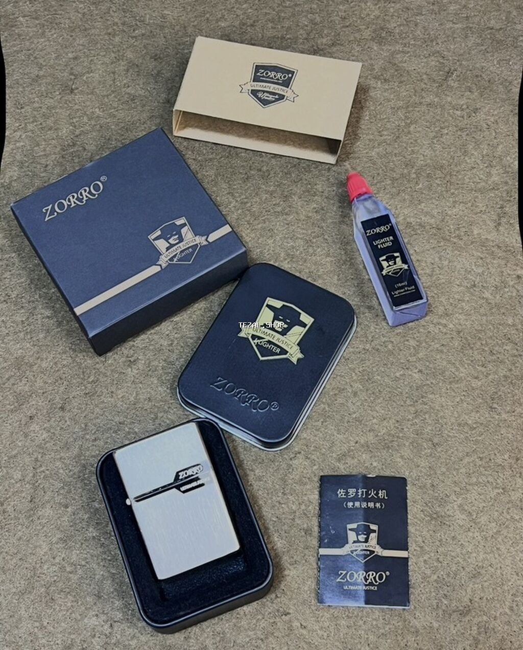 Zorro alışqan silver mat boz qarışıq premium keyfiyyət original