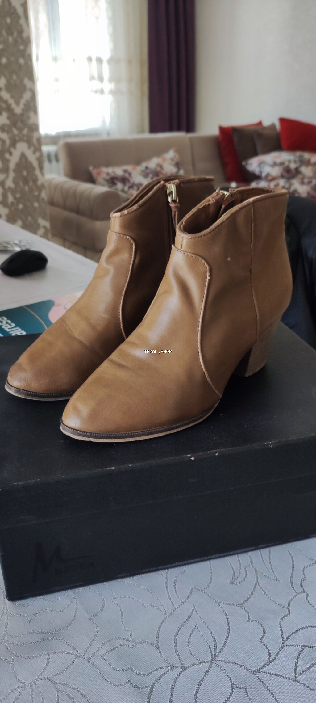 Bershka, Ölçü: 36, rəng - Qəhvəyi, İşlənmiş
