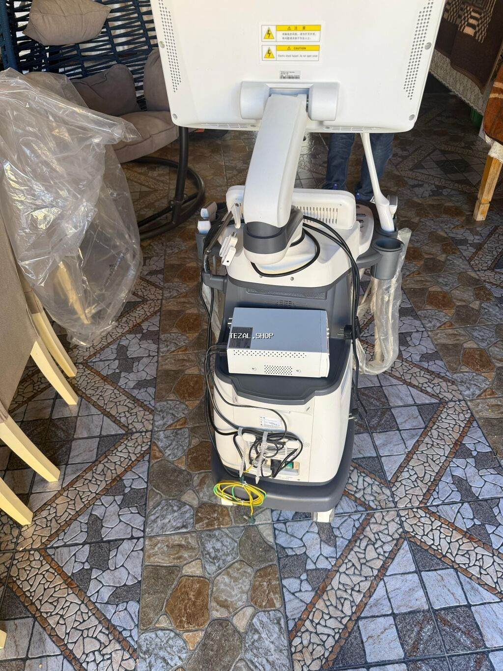 Tibbi ultrasəs diaqnostika aparatı – mobil arabada, geniş ekranlı və - şəkil 4