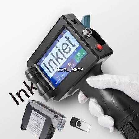 Portativ əl tipli inkjet markalama printeri - Ekranlı, toxunmaya